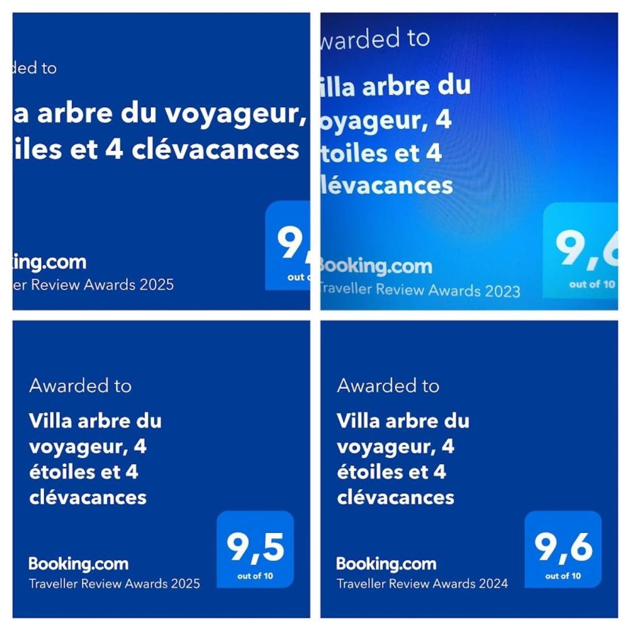 Villa Arbre Du Voyageur, 4 Etoiles Et 4 Clevacances Entre-Deux Exterior photo